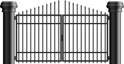 School Gate Clipart Black