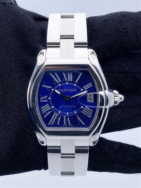 Cartier Roadster Blue Dial Atelier Yuwaciaojp