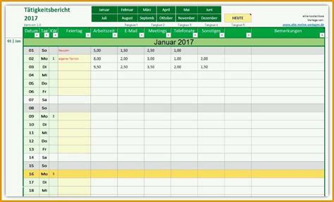 Beste Excel Arbeitszeitnachweis Vorlagen Vorlage Kostenlos