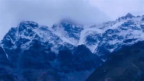 Uttarakhand Weather Chamoli Receives First Snowfall Of Season Amid