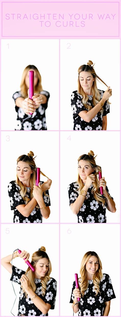 How To Curl Your Hair With A Flat Iron How To Curl Your Hair With A