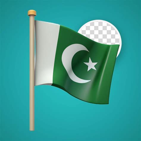 Premium Psd Pakistani Flag