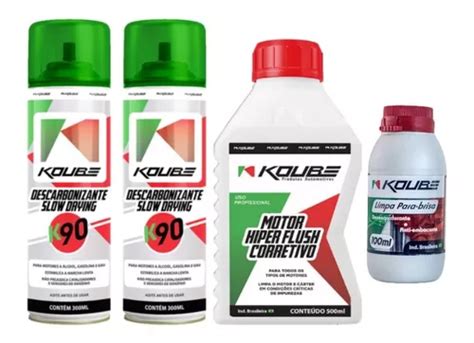 K Descarbonizante Koube Flush Corretivo Limpa Para Brisa