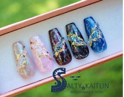 27 Stunning Geode Nail Art Ideas Rasberi Rose