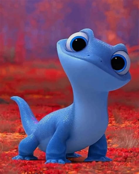 Lizard From Frozen Animations Paint By Numbers Paint By Numbers Uk