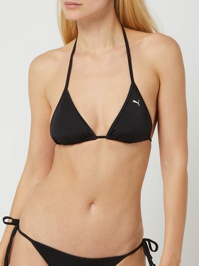 Puma Bikini Oberteil In Triangel Form Black Online Kaufen