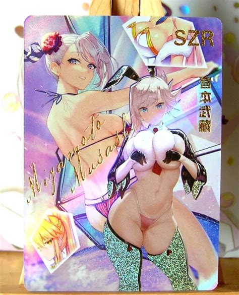 Miyamoto Musashi Fgo Carte Szr Goddess Story Anime Signature Waifu Holo