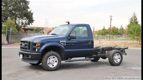 2008 Ford F250 4x4 Cab And Chassis Youtube