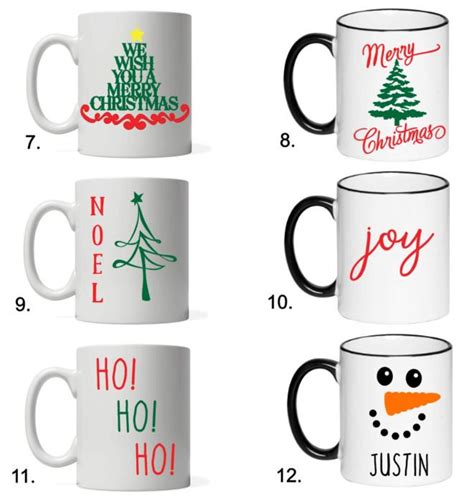 Tasses De Noël Joyeux Noël Tasses à Café Etsy