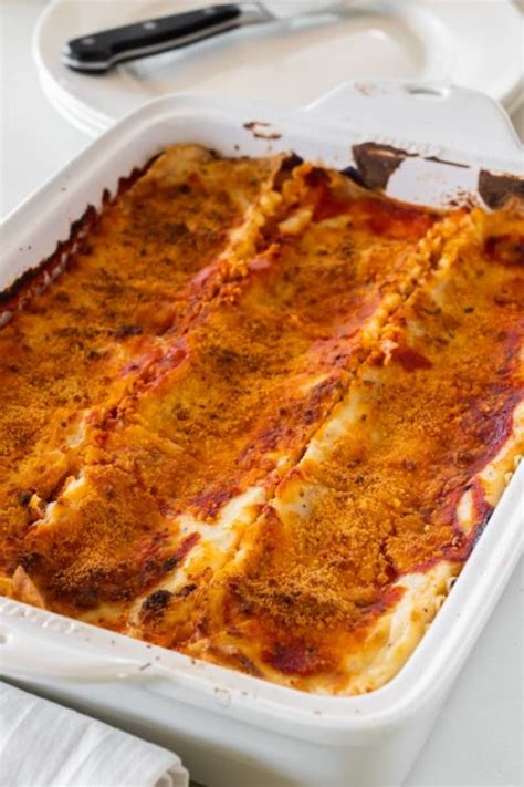 White Sauce Lasagna - Brooklyn Farm Girl