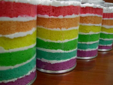 Rainbow Jar Cake