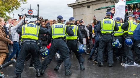 Covid 19 Arrests At London Anti Lockdown Protest Bbc News