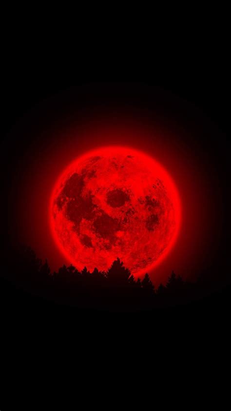 Dark Red Moon Wallpapers - Top Free Dark Red Moon Backgrounds ...