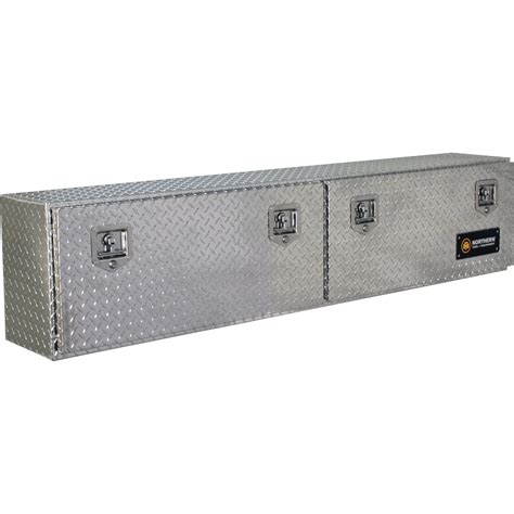 Northern Tool Top Mount Truck Tool Box Aluminum Diamond Plate T