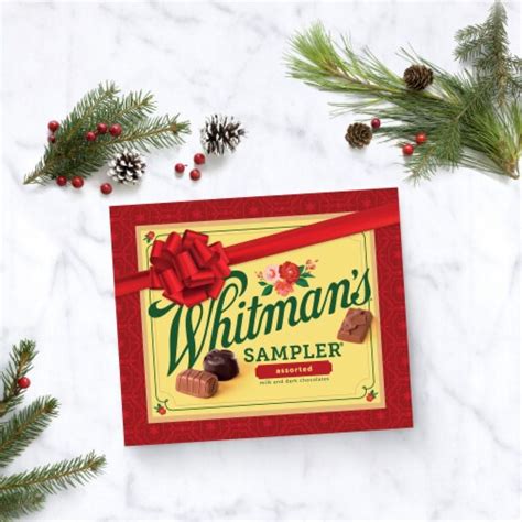 WHITMAN S SAMPLER Christmas Assorted Milk Dark Chocolate Sampler Gift