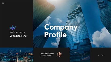 Company Profile PowerPoint Template Company Introduction PPT ...