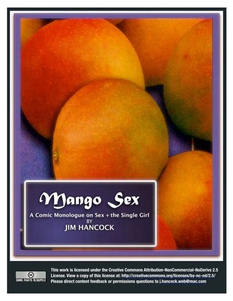 Mango Sex Youth Specialties