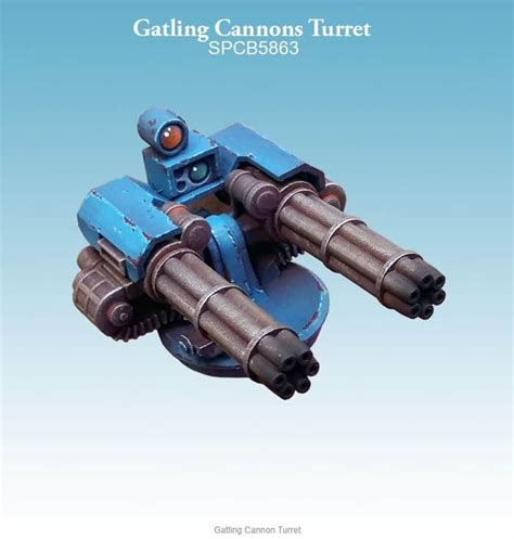 New Sci Fi Tank Turrets From Spellcrow