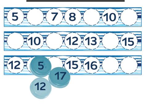 nombres manquants 0 à 20 Maths maternelle Jeux de nombre Jeux