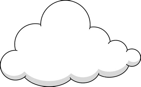 White Cartoon Cloud - ClipArt Best