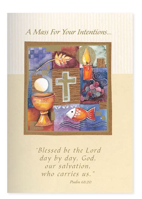 Living Mass Card Chalice Mass Cards