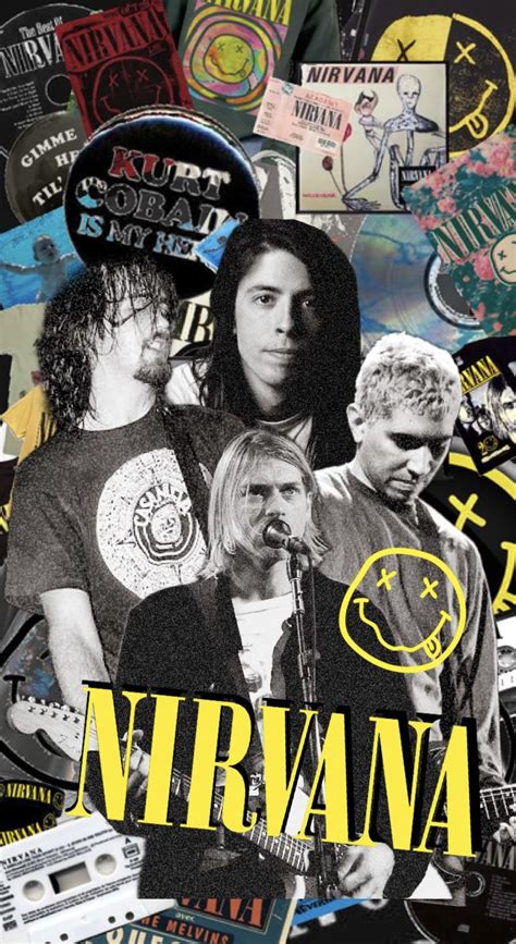 Made this Nirvana wallpaper because I wanted to include Pat Smear, What ...