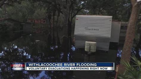 Withlacoochee River Rising Flooding Homes Youtube