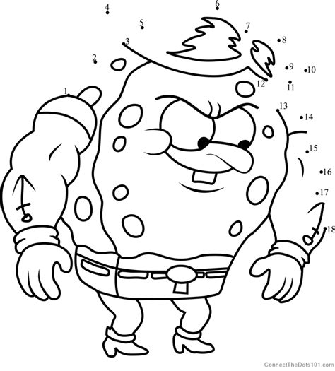 Spongebob Dot To Dot Printables Images And Photos Finder