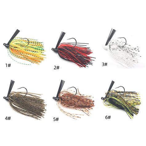 10g silikonowa główka jigowa spódnice Buzzbait Bait Wobbler gumowa