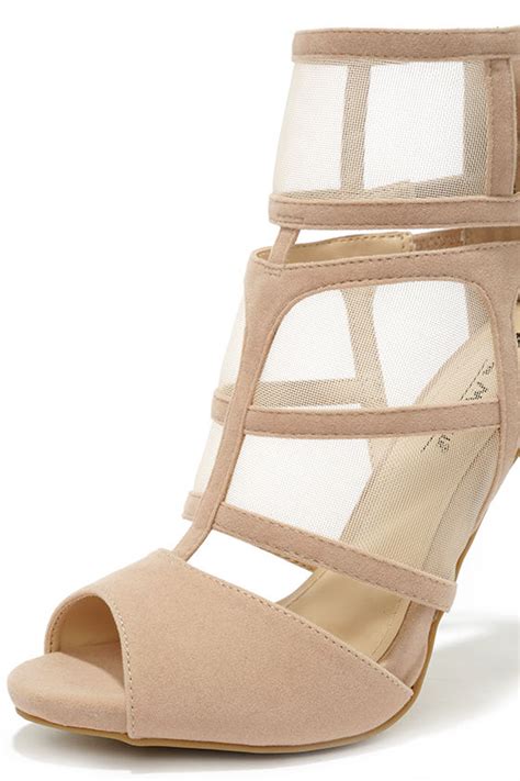 Sexy Nude Heels Mesh Heels Stiletto Heels 42 00