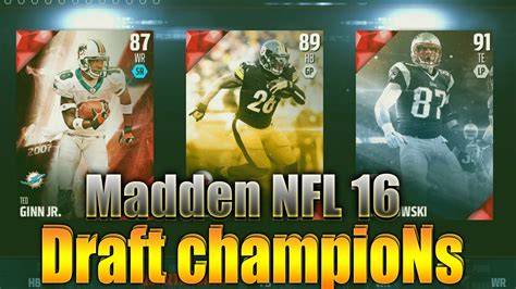 Madden Ultimate Team Draft Champions New Flashbacks Youtube