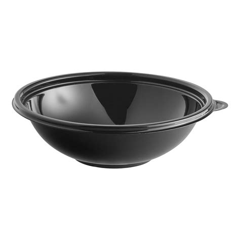 Visions Oz Black Pet Plastic Round Catering Serving Bowl Case