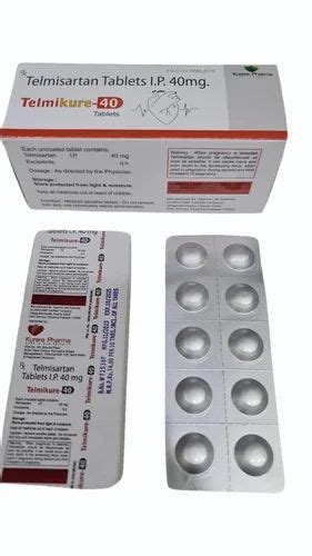 Telmisartan Ip Mg Bp Tablet At Rs Box Telmisartan Tablets In