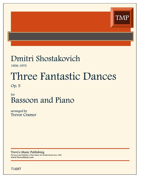 Three Fantastic Dances Bsnpn Trevco Music