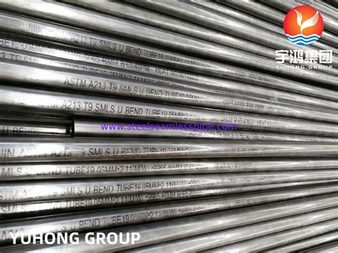 ASTM A213 ASME SA213 T9 ALLOY STEEL SEAMLESS U BEND HEAT EXCHANGER TUBE