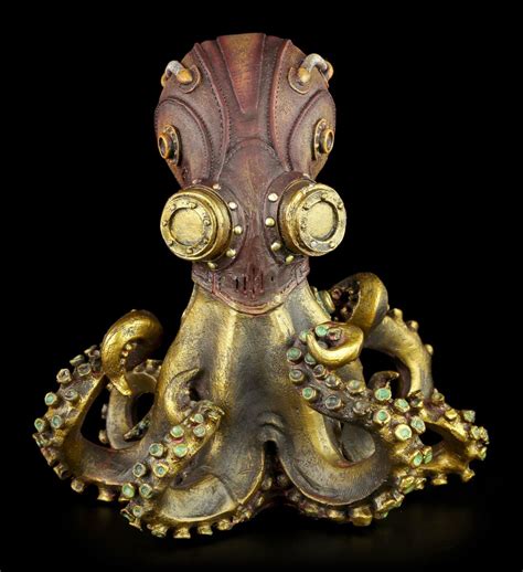 Steampunk Oktopus Figur Krake Fantasy Seeungeheuer Gothic Deko Ebay