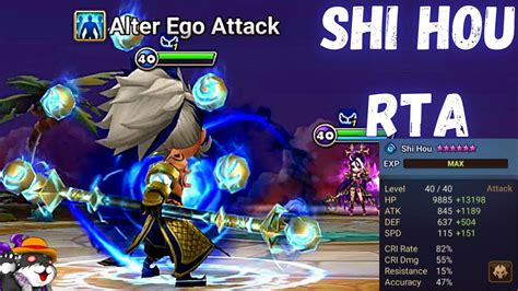 The Power Of Shi Hou Water Monkey King In Rta Summoners War Youtube