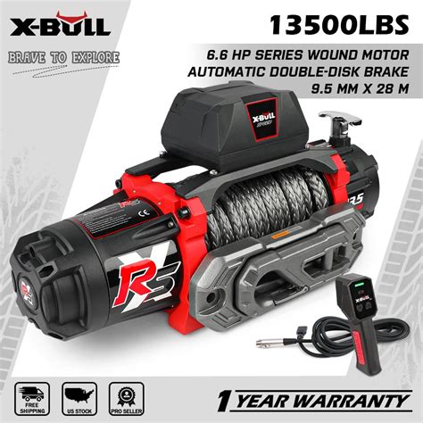 X Bull Winch Lb Load Capacity Electric Winch V Dc Power For