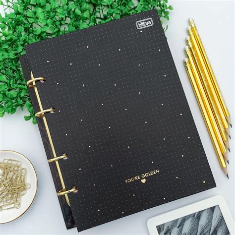 Caderno Colegial Argolado Folhas Pautadas X Cm Tilibra