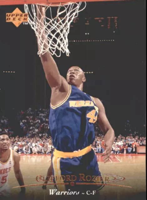 1995 96 UPPER DECK Golden State Warriors Basketball Card 189 Clifford