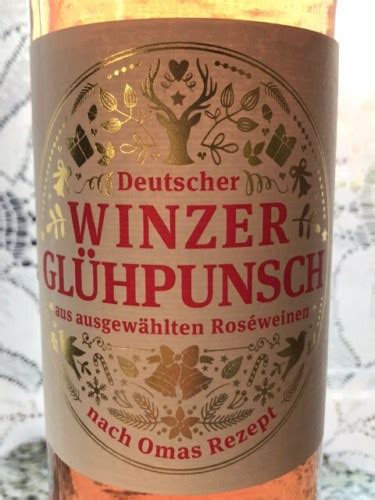 Lidl Winzerglühpunsch Rosé Vivino US