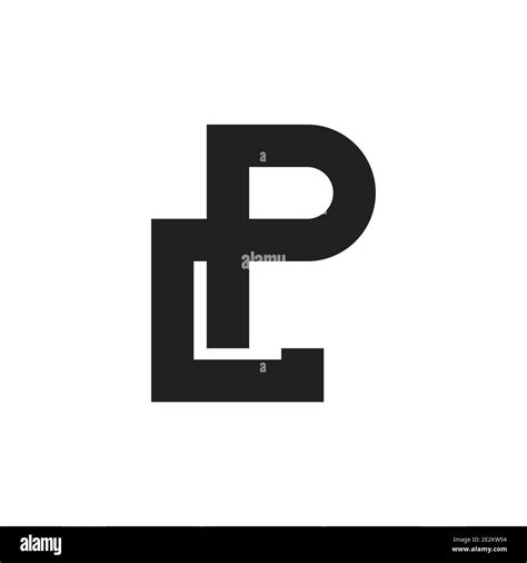 Initial Lp Letter Logo With Creative Modern Business Typography Vector