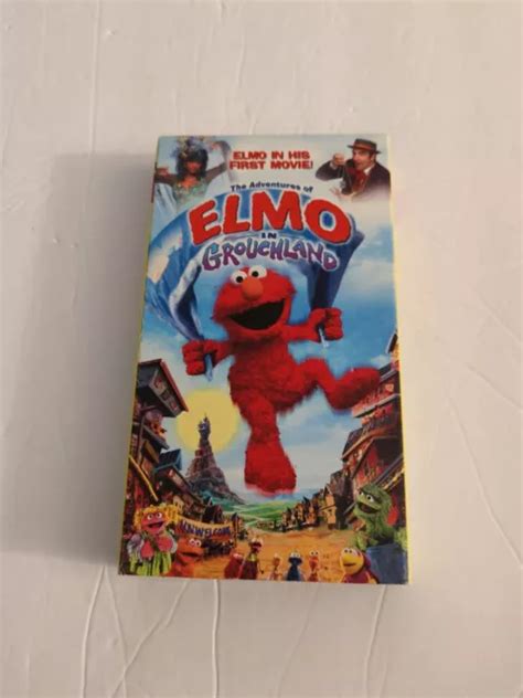 THE ADVENTURES OF Elmo In Grouchland (VHS, 1999, Sleeve Case) £9.82 ...