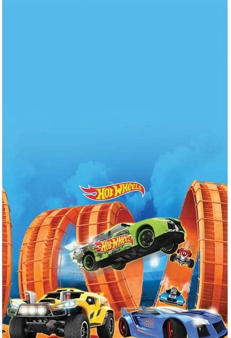 Amazon Adorable Hot Wheels Wild Racer Plastic Table Cover 54 X 96 1 Pc Vibrant