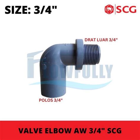 Jual Knee Drat Luar Aw Inch Scg Valve Elbow Keni Knie Kdl Dim