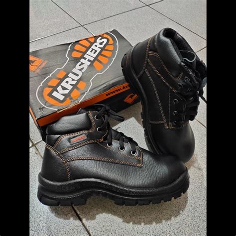 Jual Sepatu Safety Krushers Dallas Hitam Jakarta Garda Safety Jakarta