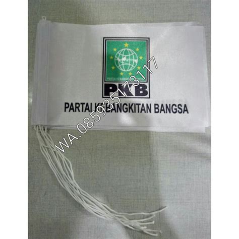 Jual Bendera Partai Pkb Ukuran 15X22 5 Cm Shopee Indonesia