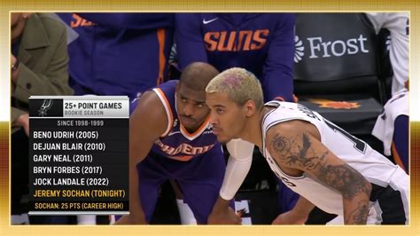 Jeremy Sochan Nba Game No Phoenix Suns San Antonio Spurs