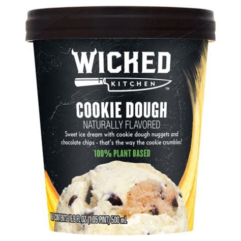 Wicked Kitchen Dairy Free Cookie Dough Ice Cream Pint 16 9 Oz Kroger