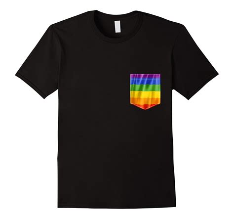 Gay Pride Flag Pocket T Shirt Lgbt Resist Pride Cl Colamaga